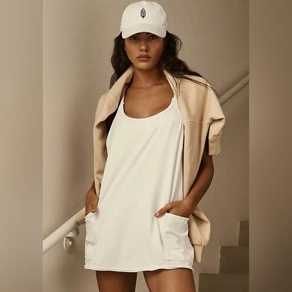 Free People Hot Shot Mini Dress White Size Large NWT - Picture 7 of 13